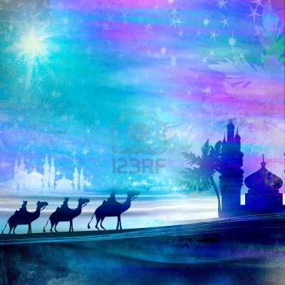 16481695-classic-three-magic-scene-and-shining-star-of-bethlehem